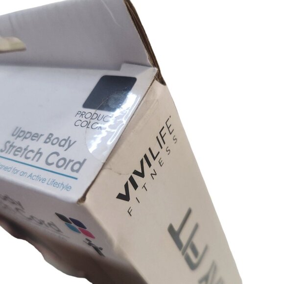 3/$20 Vivilife Fitness Upper Body Stretch Cord Black Medium Resistance Active - Picture 7 of 9